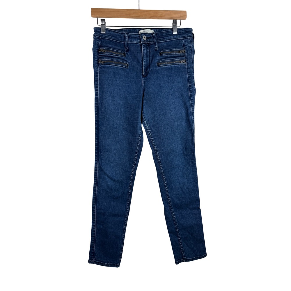 Abercrombie & Fitch Mid Rise Skinny‎ Jeans size 8/29 Blue